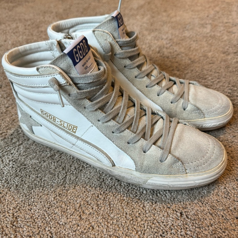 Golden Goose Slide High-Top Sneakers